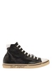 Saint Laurent Malibu Leather Sneakers