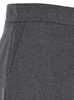 'Indo' Grey Long Skirt With Front Slit In Wool Blend Woman in Grey