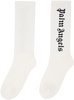 Palm Angels Logo Intarsia Socks