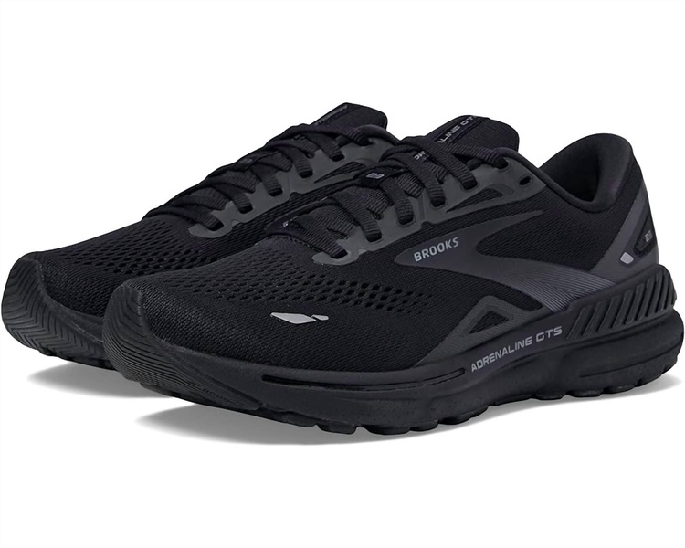 women's adrenaline gts 23 running shoes ( b width ) in all black