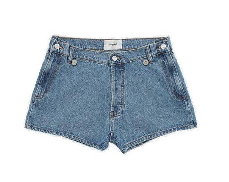 Coperni Button Detailed Denim Shorts