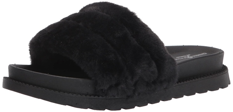 Chinese Laundry Women's Treat Softy Fur Slide Sandal