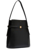 Belted bucket bag