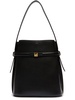 Belted bucket bag