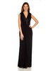 Adrianna Papell Women's Jersey Tuxedo Gown