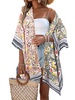 Beautiful Nomad Women's Kimono Swimsuit Coverups Beach Floral Casual Cardigan Bathing Suit Cover Up for Summer Swimwear