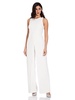 Adrianna Papell womens Crepe Halter Jumpsuit