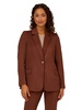 Adrianna Papell Women's Solid Twill One Button Blazer