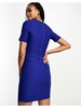 Vesper Tall bodycon square neck mini dress in cobalt blue