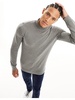 Threadbare Tall cotton turtleneck sweater in light gray heather