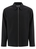 JIL SANDER Contemporary Boxy Black Long Sleeve Shirt