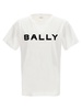 Bally Flocked Logo T Shirt