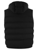 Brunello Cucinelli Sleeveless Down Jacket In Membraned Taffeta With Heat Tapes And Detachable Hood