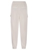 Brunello Cucinelli Smooth Cotton Fleece Cargo Pants With Monile