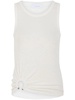 Rabanne Asymmetrical Tank Top With Gathering