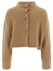 Max Mara Wool And Cashmere Crop Sweater "Hodeida"