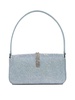 Rhinestone Denim Shoulder Bag Shoulder Bags Light Blue