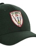 Mc2 Saint Barth Green Wool Baseball Cap With St. Barth Ski Print