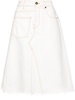 Tory Burch Denim Midi Skirt