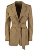 Max Mara Pacos Drip Proof Canvas Safari Jacket