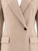 Brunello Cucinelli Lightweight Wool Cloth Coat With Monili