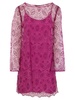 Max Mara Studio Braccio Embroidered Organza Mini Dress