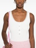 Self Portrait Ribbed Tank Top