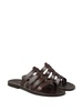 Brunello Cucinelli Leather Flat Sandals