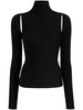 Marlowe virgin wool turtleneck top