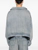 Balenciaga Off Shoulder Denim Jacket