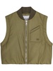 Ganni Short Quilted Vest