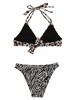 Animal Print Bikini Beachwear Multicolor