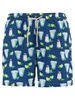 Mc2 Saint Barth All-Over Printed Drawstring Swim Shorts