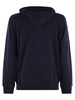 Brunello Cucinelli Double Pinstripe Fleece Topwear In Cotton, Cashmere And Silk With Zip And Hood