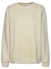 Ganni Ivory Organic Cotton Blend Sweatshirt