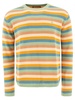 Acne Studios "Face" Striped Sweater