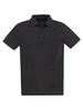 Majestic Short Sleeved Polo Shirt In Lyocell And Cotton