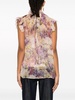 Zimmermann Floral Print Silk Top