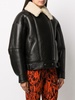 Acne Studios Leather Shearling Jacket