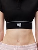 Alexander Wang Cheerleader Crop Polo Shirt