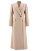 Brunello Cucinelli Lightweight Wool Cloth Coat With Monili