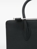 Strathberry Midi Tote Leather Black Silver Hardware