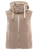 Brunello Cucinelli Dazzling English Rib Knit Down Vest