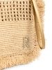 Rabanne Clutch In Natural Raffia