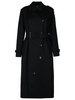 Burberry 'Waterloo' Black Cotton Trench Coat