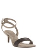 Brunello Cucinelli Suede Sandals With Precious Insert