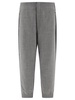 THOM BROWNE Luxury Wool Joggers - Classic Gray