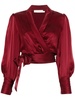 Zimmermann Silk Wrap Top