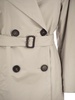 S Max Mara Vtrench Drip Proof Cotton Twill Over Trench Coat