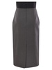 Sportmax Anny1234 Stretch Wool Pencil Skirt